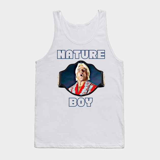 Nature Boy Ric Flair Championship Belt Woo! Tank Top by Tomorrowland Arcade